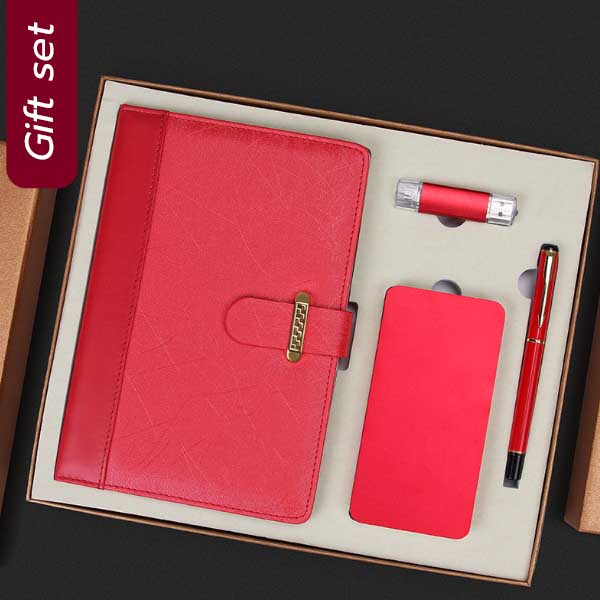 Gift Set กิ๊ฟเซ็ต สมุดโน๊ต ปากกา แฟรชไดร์ฟ ตลับใส่นามบัตร รุ่น : SA-69